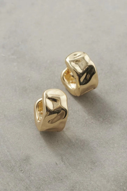 GOLDY BUMPY HOOP ONE TOUCH PIERCE