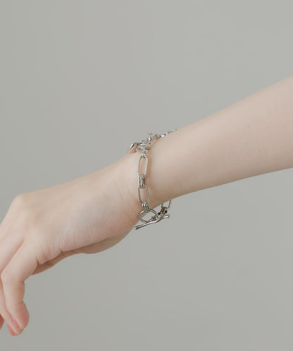 SMELLY Metal Chain Motif Mantel Bracelet