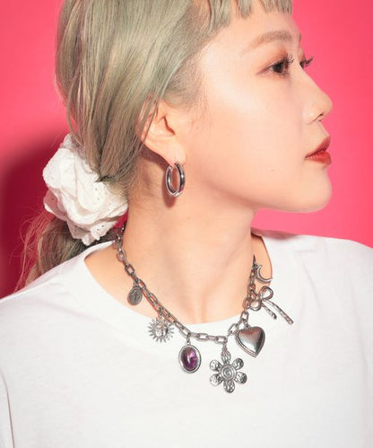 Stainless Charm Necklace