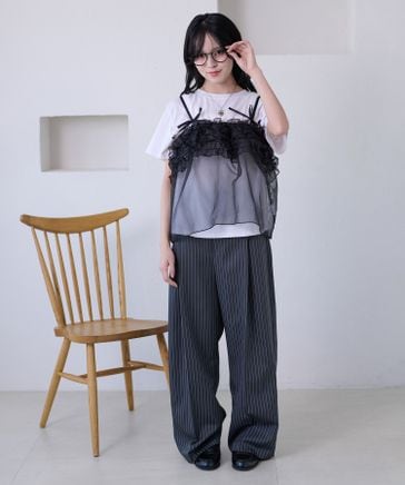 【and ST限定】アソートフリルリボンシアービスチェ