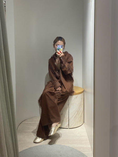 Ungrid 薄紗層次感Shirt [2件SET]