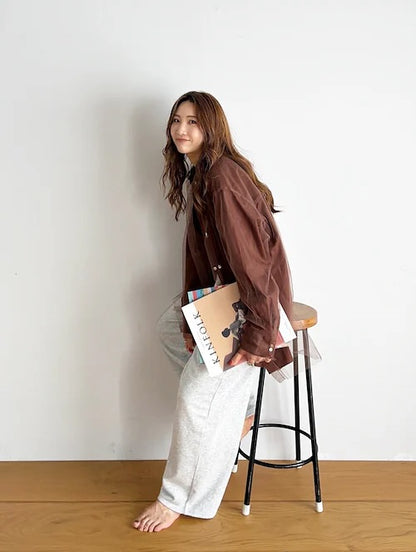 Ungrid 薄紗層次感Shirt [2件SET]